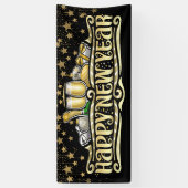 Frohes Neujahrsbanner Banner (Vertikal)