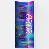 Frohes Neujahrsbanner Banner (Vertikal)