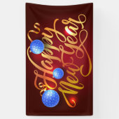 Frohes Neujahrsbanner Banner (Vertikal)