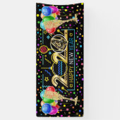 Frohes Neujahrsbanner Banner (Vertikal)