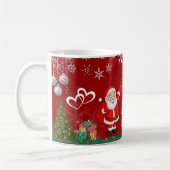 Frohes Neujahrsfeier-Mug Kaffeetasse (Links)