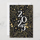 Frohes Neujahrsfest Einladung (Vorderseite)