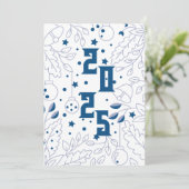 Frohes Neujahrsfest Einladung (Stehend Vorderseite)