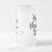 Frohes Neujahrsfest - Feiern Sie 2025 im Stil!" Mattglas Bierglas (Mittel)