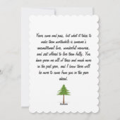 Frohes Neujahrsfest Feiertagskarte (Rückseite)