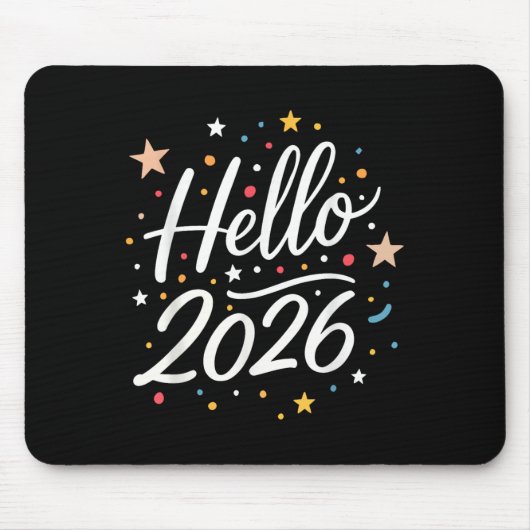 Frohes Neujahrsfest im Party 2026 - Matching Men W Mousepad (Vorne)