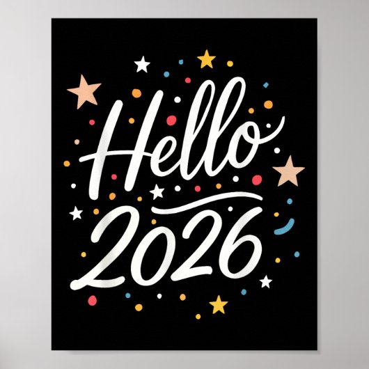 Frohes Neujahrsfest im Party 2026 - Matching Men W Poster (Vorne)