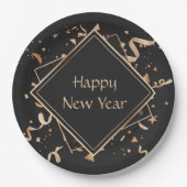 Frohes Neujahrsfest Pappteller (Vorderseite)