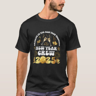Frohes New Year 2025 Silvester Party Family Mat T-Shirt