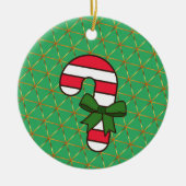 Frohes New Year Keramik Ornament (Vorne)