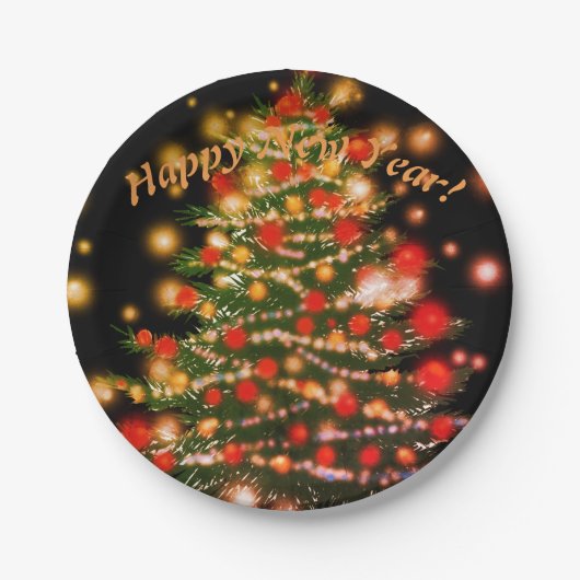 Frohes New Year Paper Teller (Vorderseite)
