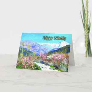 Frohes Norooz. Persisches Neujahr Fine Art Feiertagskarte