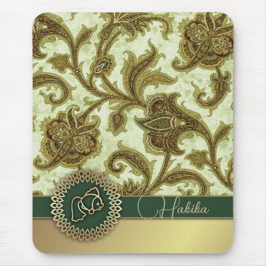 Frohes Nowruz. Arabisches Muster Persisches Neujah Mousepad (Vorne)