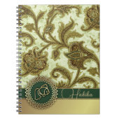 Frohes Nowruz. Persische Neujahrsgeschenkhefte Notizblock (Vorderseite)