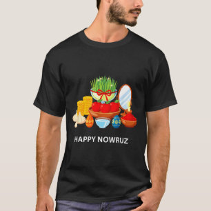 Frohes Nowruz zum persischen Neujahr Norooz Männer T-Shirt
