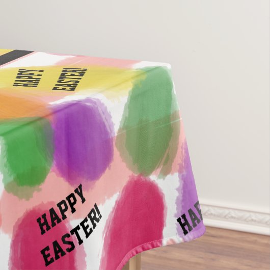 Frohes Osterfarbene Bohnen Wasserfarbe Tischdecke (Beispiel)