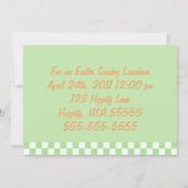 Frohes Osterfest Einladung (Rückseite)