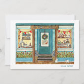 Frohes Osterkuchen Shop Wasserfarbe Karte (Vorderseite)