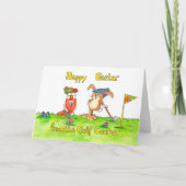 Frohes Ostern für Golfer von Nicole Janes Karte (Vorderseite)