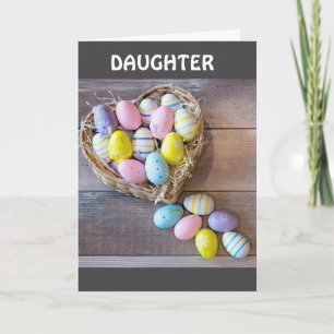 FROHES *OSTERN* FÜR MEINE **TOCHTER** FEIERTAGSKAR FEIERTAGSKARTE