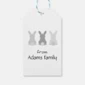 Frohes Osterschild Geschenkanhänger (Rückseite)