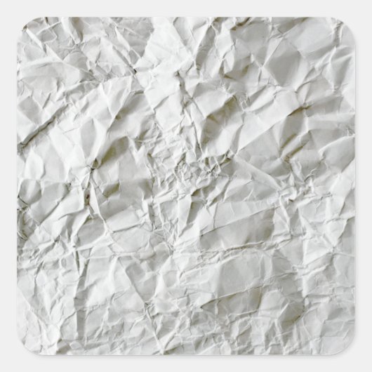 Frohes Papier Quadratischer Aufkleber (Vorderseite)