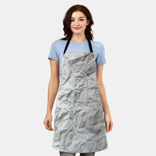 Frohes Papier Schürze (Getragen)