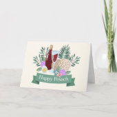 Frohes Pessach Elegantes Pessach-Seder Karte (Vorderseite)