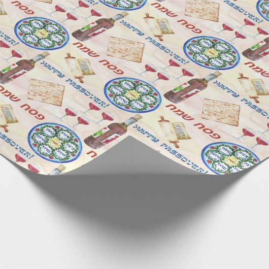 Frohes Pessach Geschenkpapier (Ecke)