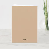 Frohes Pessach Seder Rosa Beiger Achat Marmor Karte (Rückseite)