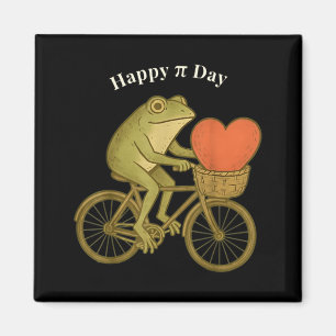 Frohes Pi-Tag Mathelehrer Frosch Mathematiker S, H Magnet