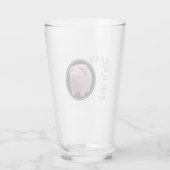 Frohes PIg Jahr 2019 3D Trinkglas 2 Glas (Rückseite)