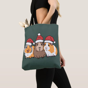 Frohes Pigmas Meerschweinchen Weihnachten Tierlieb Tasche