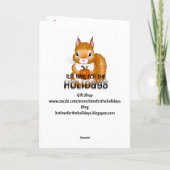 Frohes Plappertag | 21. Oktober Karte (Rückseite)