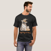 Frohes Pug-a-ween. T-Shirt (Vorne ganz)