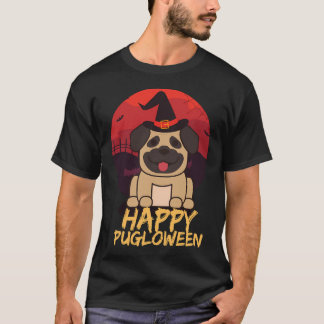 Frohes Pugloween T-Shirt