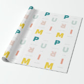 Frohes Purim-Pastete Geschenkpapier (Ungerollt)