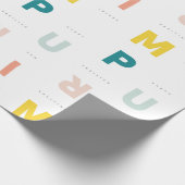 Frohes Purim-Pastete Geschenkpapier (Ecke)