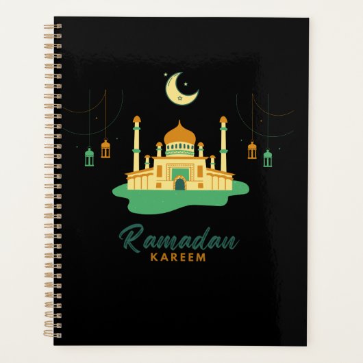 Frohes Ramadan Kareem und Eid Mubarak 2026 Planer (Vorderseite)