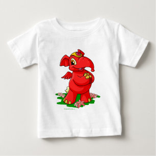 Frohes rotes Elephante in Shenkuu Baby T-shirt