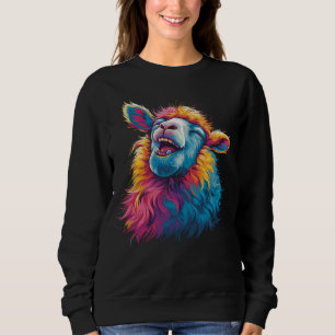 Frohes Schaf - Ungetrübter, fröhlicher Geist Sweatshirt