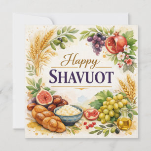 Frohes Schawuot, Frohe Grußkarte und Postkarte