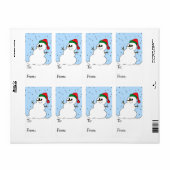 Frohes Schneemann-Geschenk-Tag (Vorne)