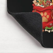 Frohes Sheepadoodle Weihnachtslicht Hundemutter Sh Mousepad (Ecke)