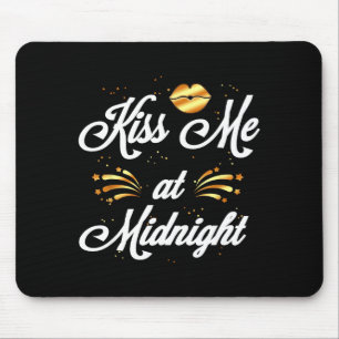 Frohes Silvester Nye 2022 Party Kiss Mousepad