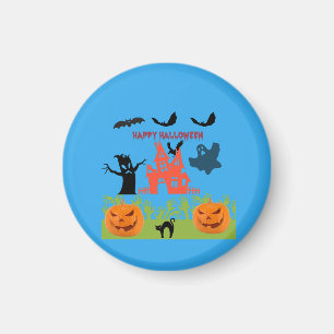 Frohes Spooktastisches Halloween Magnet