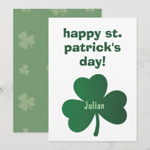 Frohes St. Patrick’s Day Klassische irische Feier Feiertagskarte