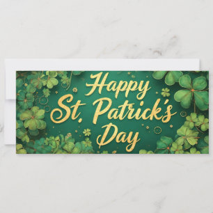 Frohes St. Patrick’s Day Kleeblatt-Design