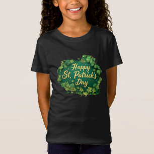 Frohes St. Patrick’s Day Kleeblatt-Design T-Shirt