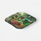 Frohes St. Patrick's Day Abendessen Papierplatte Pappteller (Gewinkelt)